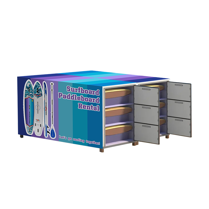 SUP Board Rental Ardention Machine для пляжей полностью автоматизирована, повышает взаимодействие с туристами